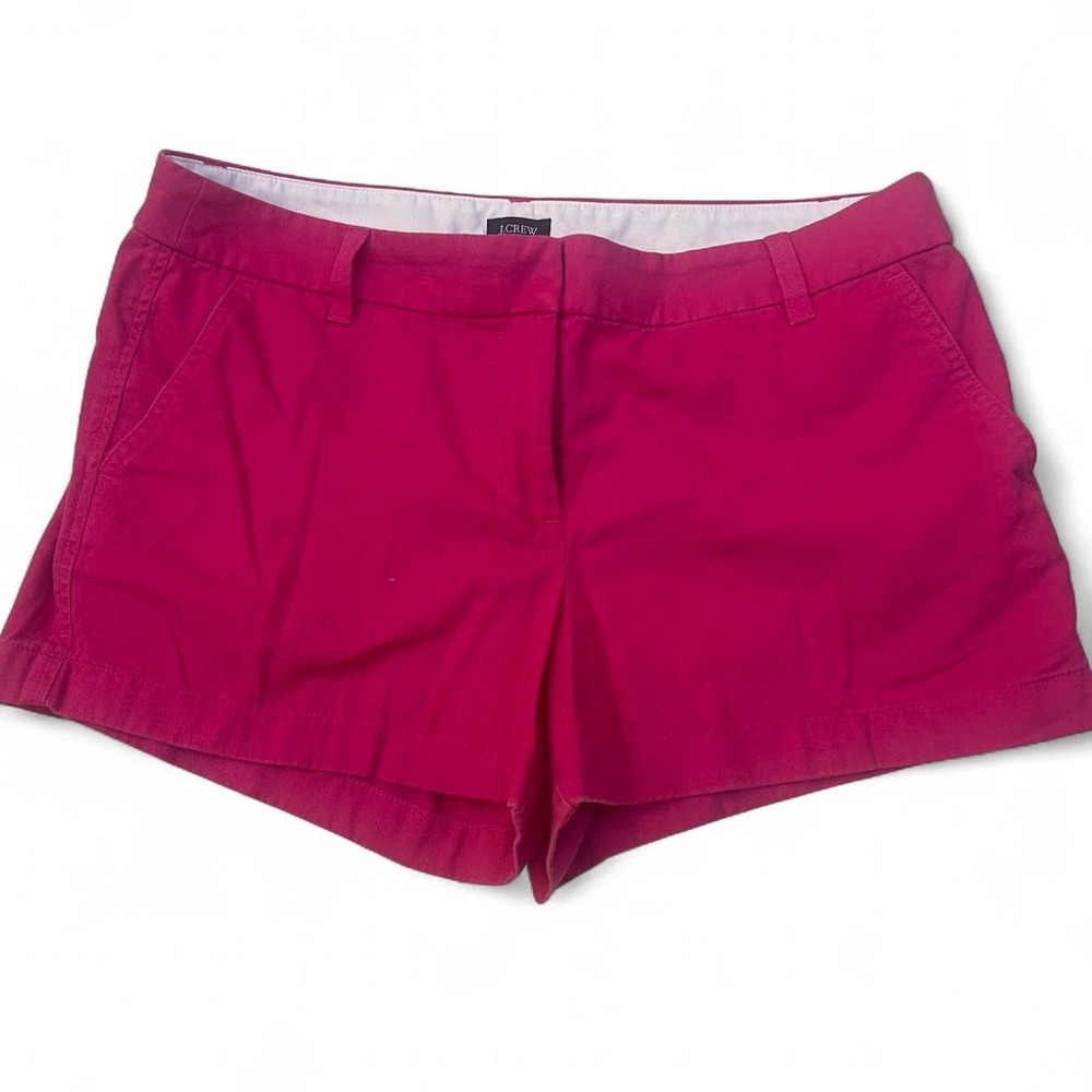 J‎ crew hot pink shorts size 12